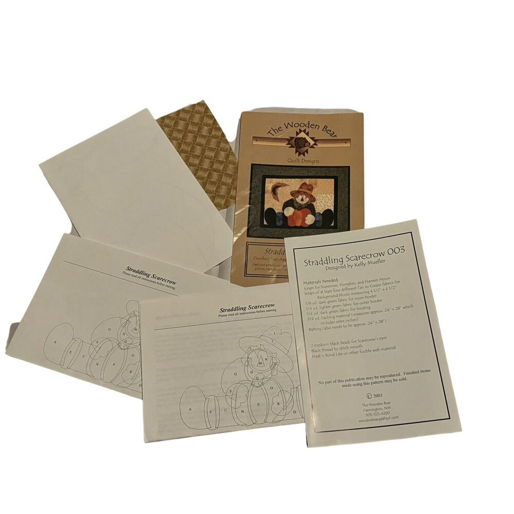 Straddling Scarecrow Quilt Designs The Wooden Bear Appliqué Wall‎ Handing Towels